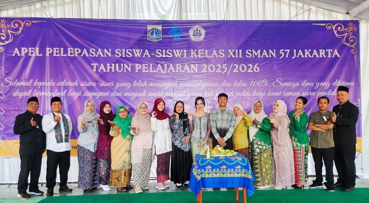 SMAN 57 Jakarta Gelar Apel Pelepasan Siswa Kelas XII Tahun Pelajaran 2025/2026 dengan Penuh Haru dan Bangga
