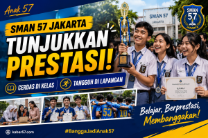 SMAN 57 Jakarta Tunjukkan Prestasi: Cerdas di Kelas, Tangguh di Lapangan